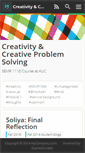 Mobile Screenshot of creativitycourse.org